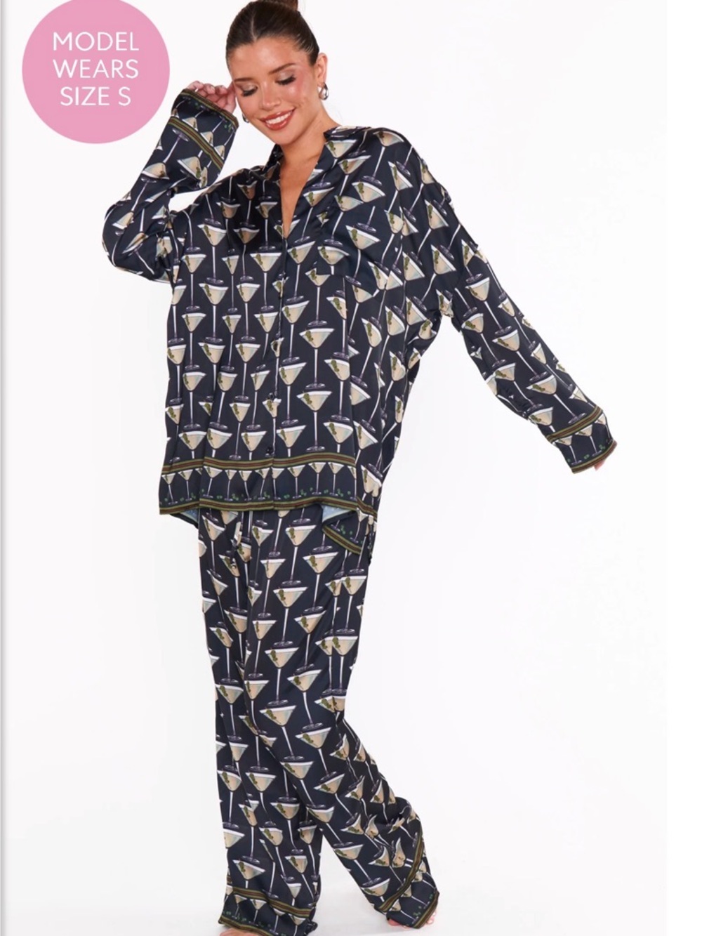 Show me your MuMu martini pajama set, perfect condition